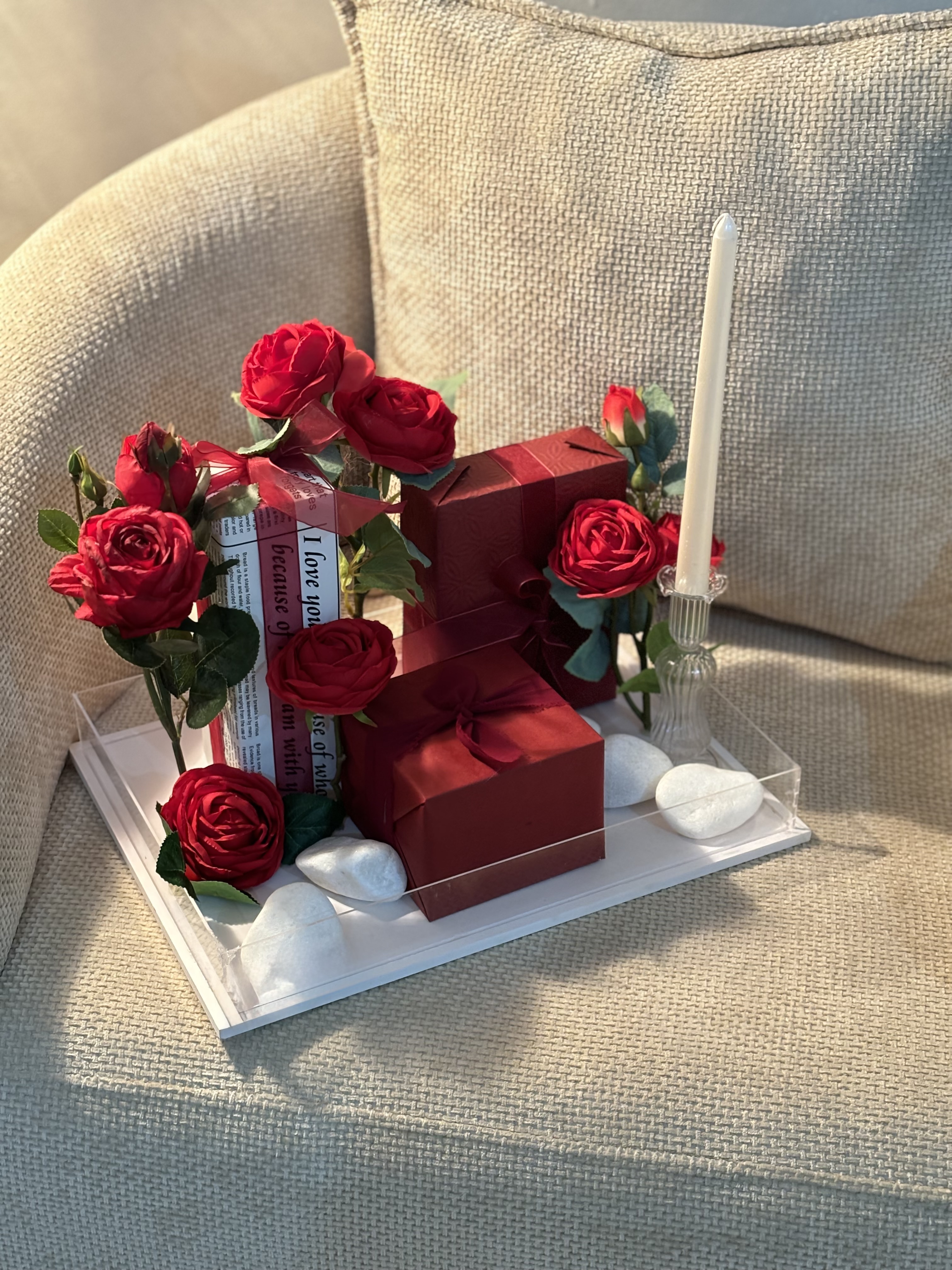 تغليف انيق عطر+ ساعة