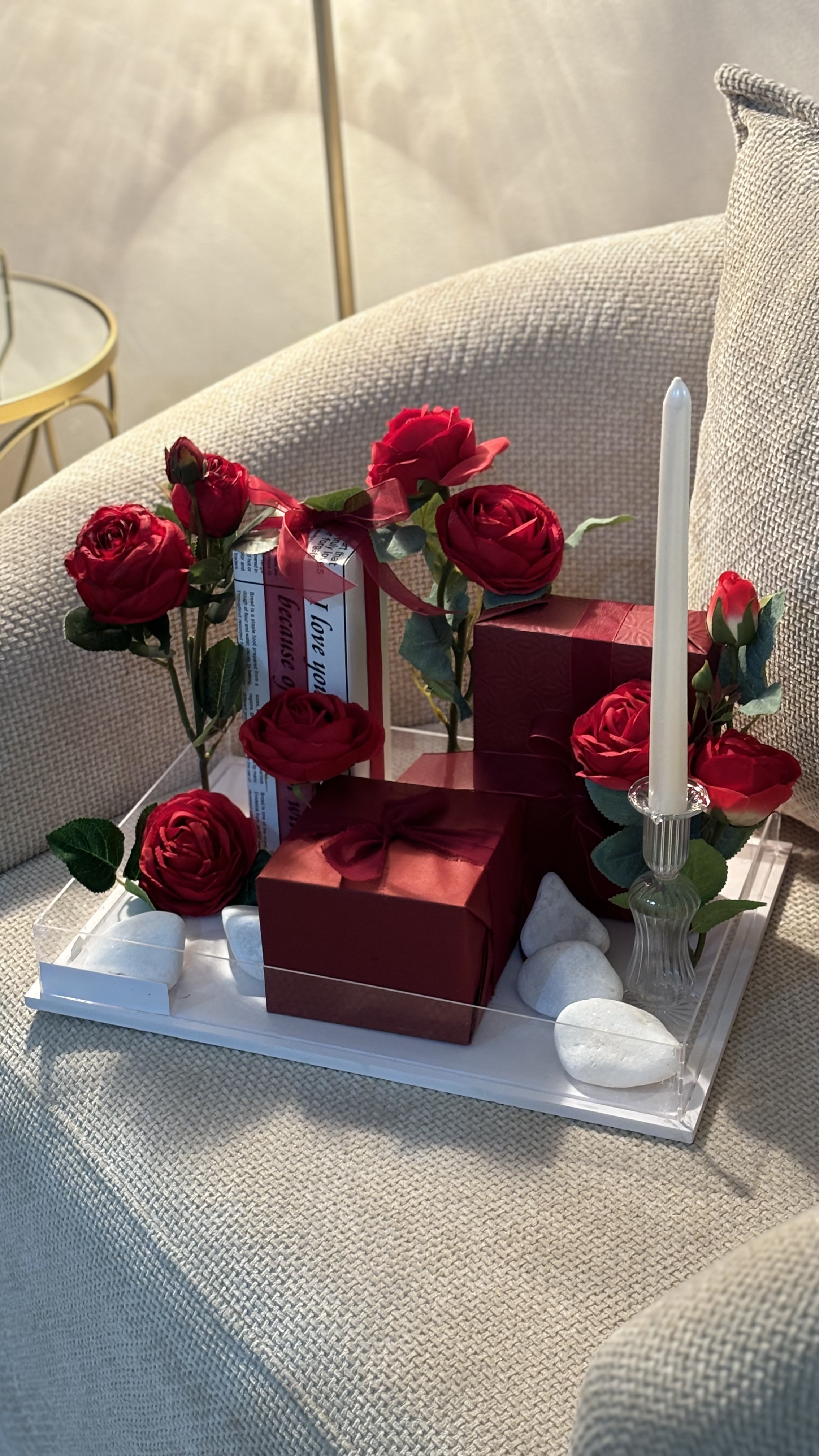 تغليف انيق عطر+ ساعة